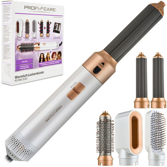 Styler HAS 3132 G Multifunkční kulma na vlasy 1000W bílá/zlatá - Profi Home Living