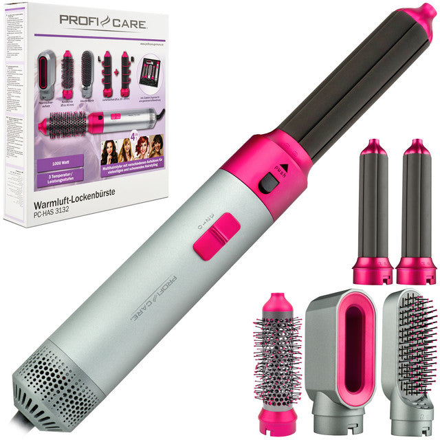 Styler HAS 3132 P Multifunkční kulma na vlasy 1000W šedá/růžová - Profi Home Living