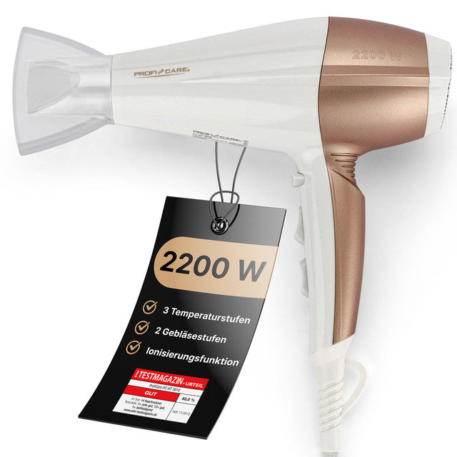 HT 3010 vysoušeč vlasů šampaň - Profi Home Living