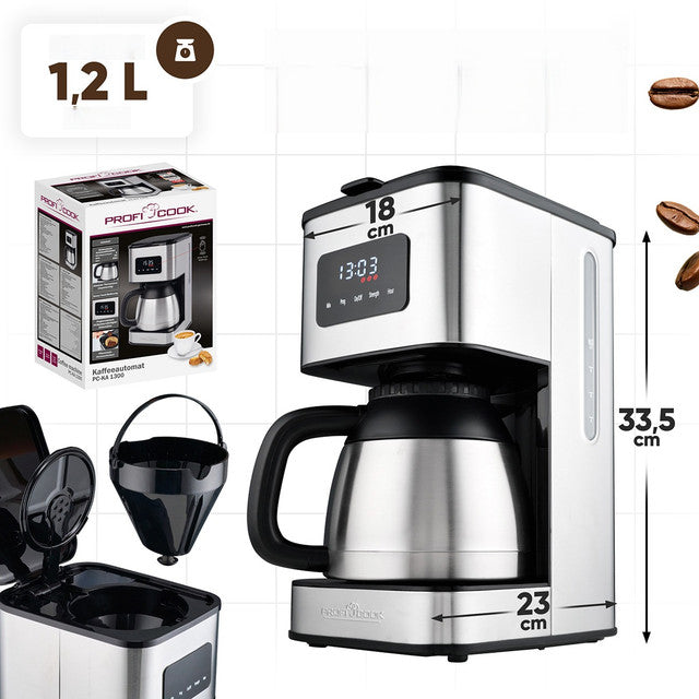 KA 1300 kávovar, překapávač nerez - Profi Home Living