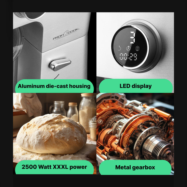 KM 1254 kuchyňský robot XXL 12L, 2500W - Profi Home Living