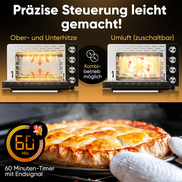 MBG 1277 trouba multi 4v1,30L,pizza kámen - Profi Home Living