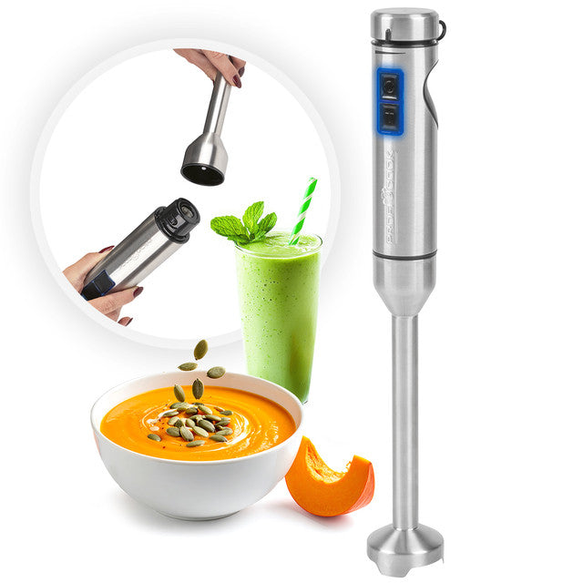 SM 1317 tyčový mixér nerez 1000W - Profi Home Living