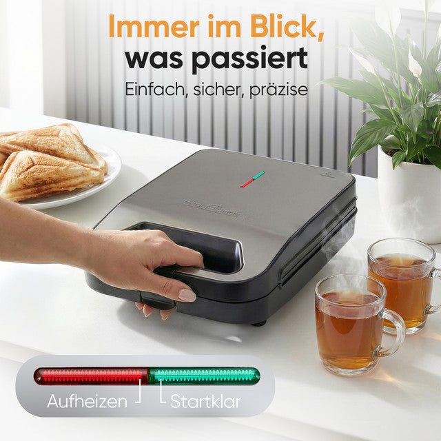 ST 1329 sendvičovač XXXL 1600W černý - Profi Home Living