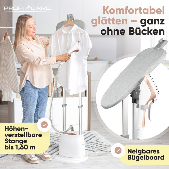 TDC 3128 Stojanový napařovač oděvů 1580 W - Profi Home Living