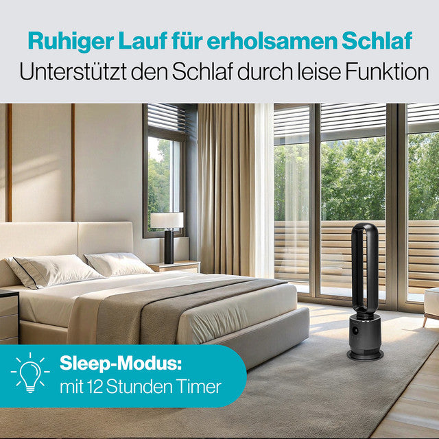 TVL 3152 sloupový ventilátor šedá barva - Profi Home Living