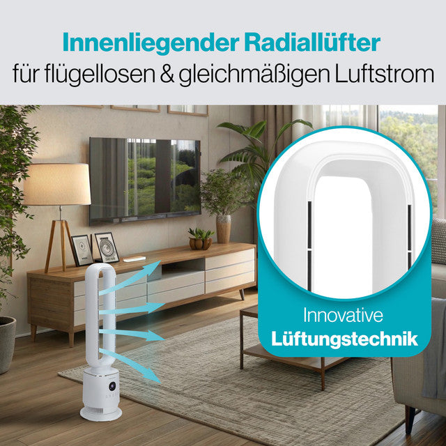 TVL 3152 sloupový ventilátor bílá barva - Profi Home Living
