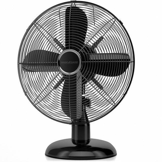 VL 3063 BK stolní ventilátor 30cm kovový černý - Profi Home Living