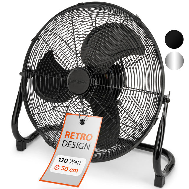 VL 3067 BK podlahový ventilátor černý 50cm - Profi Home Living