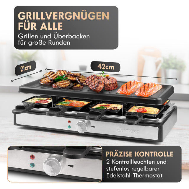 RG 3757 Raclette Grill – Ideální pro milovníky sýrů a společenská setkání - Profi Home Living