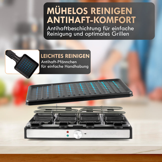 RG 3757 Raclette Grill – Ideální pro milovníky sýrů a společenská setkání - Profi Home Living