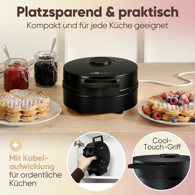 WA 3832 vaflovač černá - Profi Home Living