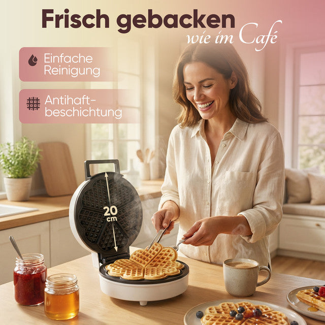 WA 3832 vaflovač bílá - Profi Home Living