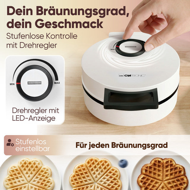 WA 3832 vaflovač bílá - Profi Home Living