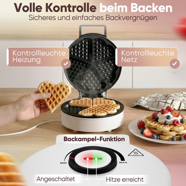 WA 3832 vaflovač bílá - Profi Home Living