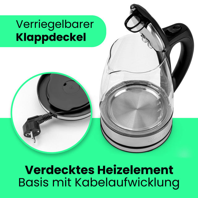 WKS 3744 rychlovarná konvice sklo 1,7L - Profi Home Living