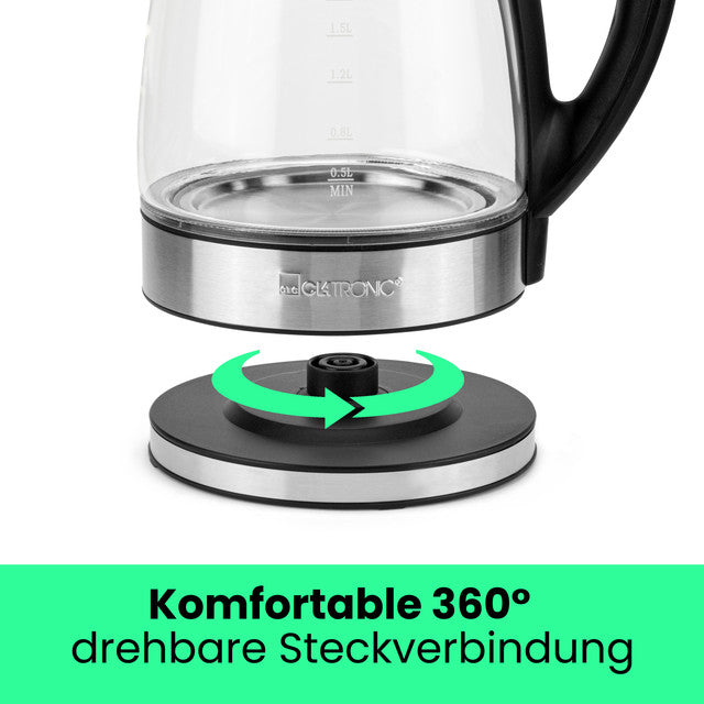 WKS 3744 rychlovarná konvice sklo 1,7L - Profi Home Living