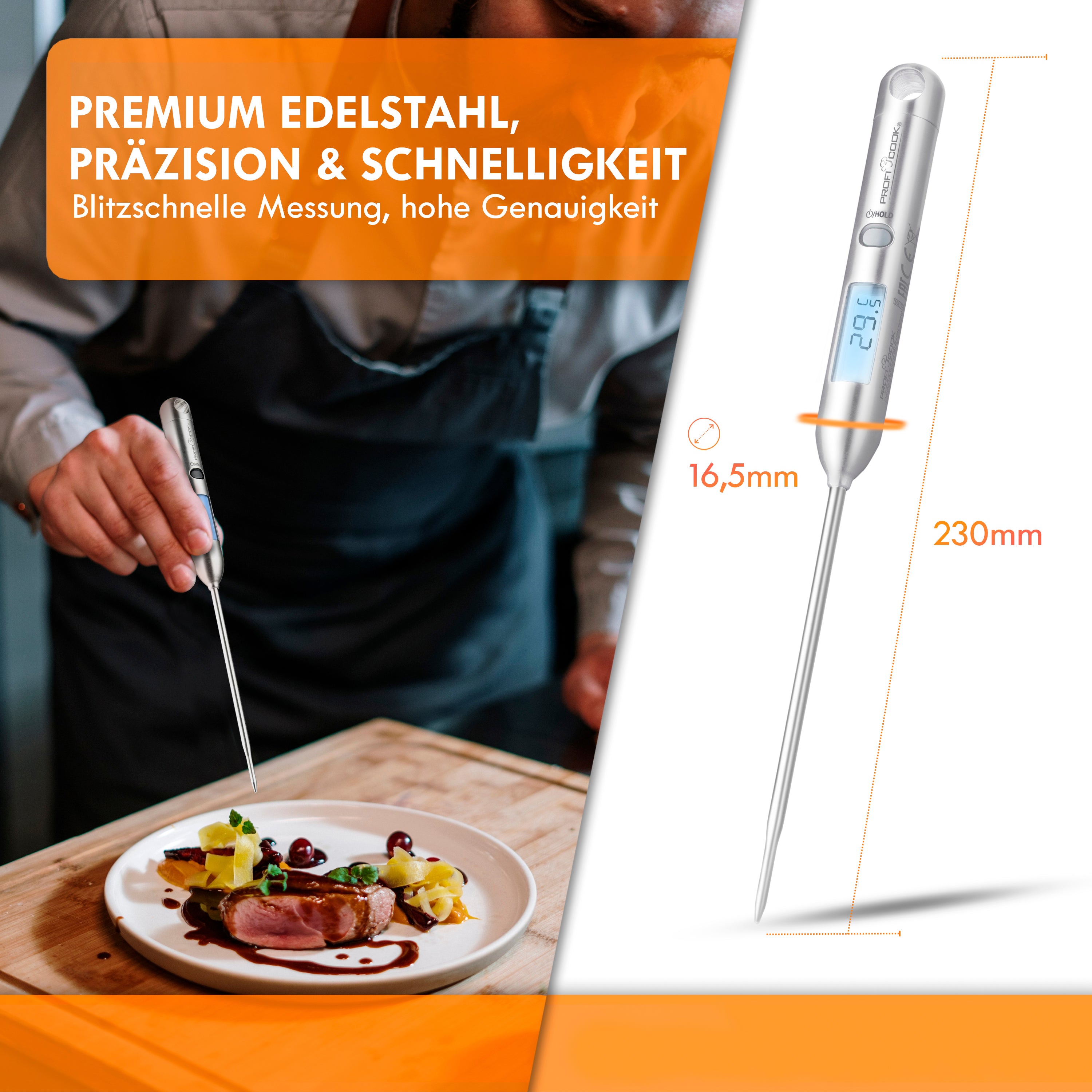 DHT 1039 teploměr do masa - Profi Home Living