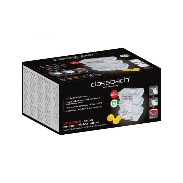 FHD 4006 sada 3 dózy 3x1L - Profi Home Living