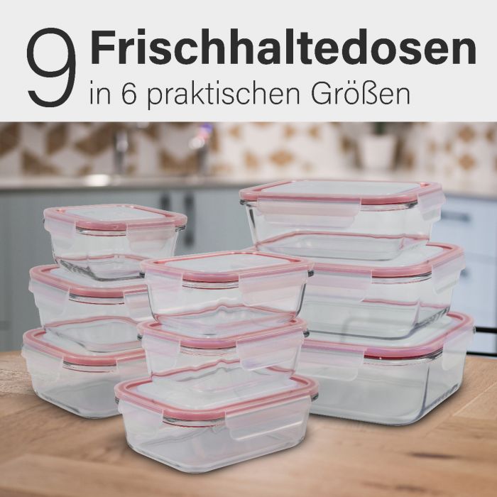 FHD 4011 G sada 9 dóz sklo - Profi Home Living