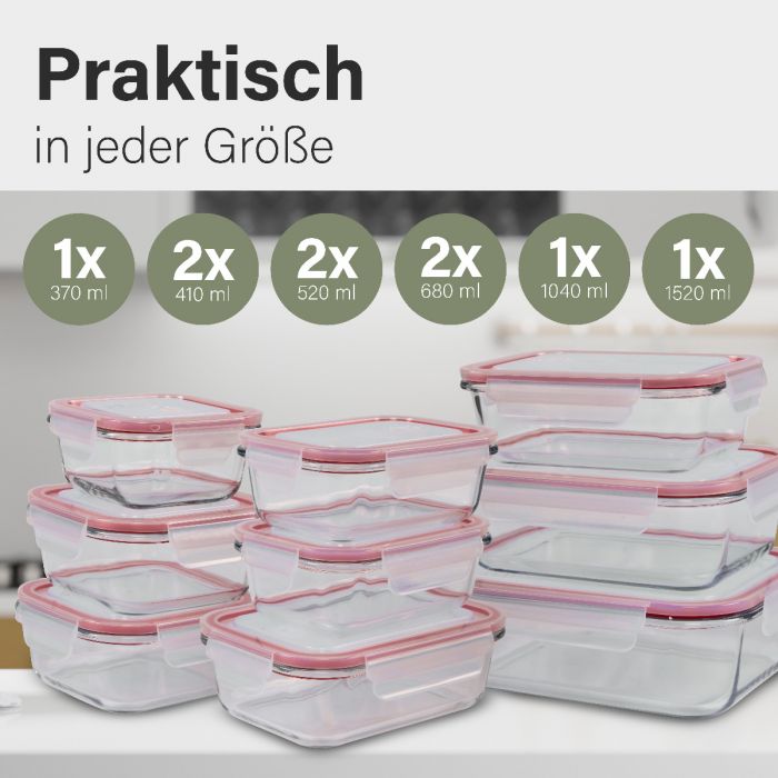 FHD 4011 G sada 9 dóz sklo - Profi Home Living